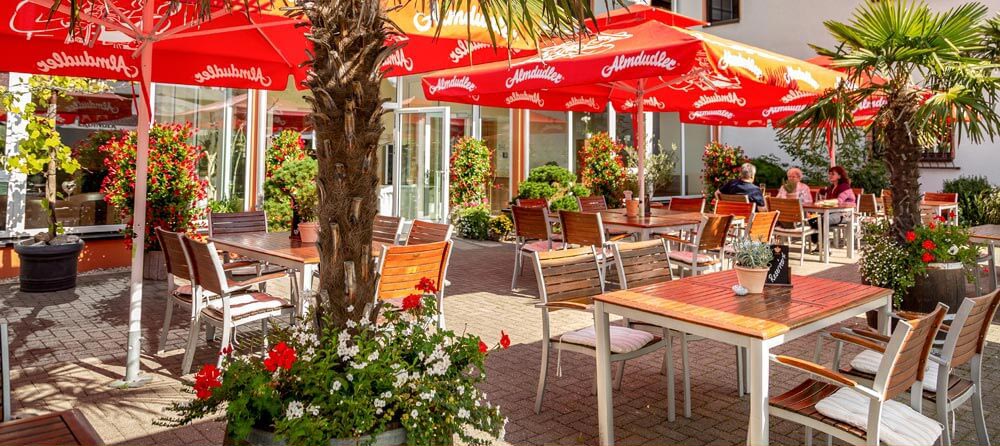 Terrasse vom Beierlein's Restaurant